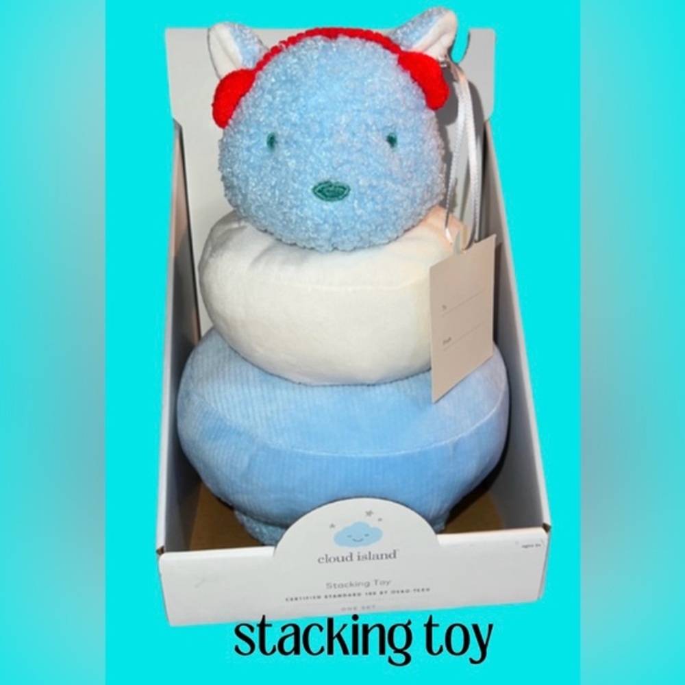 NIB‎ stacking plush toy